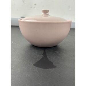 Russel Wright Iroquois Casual China Pink Sugar Bowl with Lid Mid Century Modern